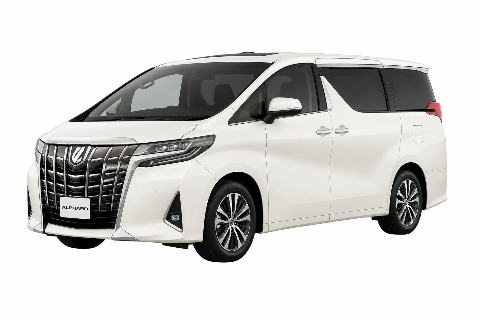 Toyota Alphard recond berwarna putih